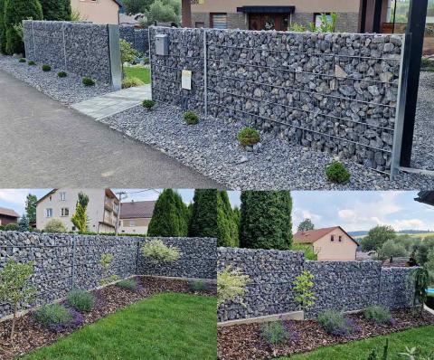 gabion kerítés Praktik 3