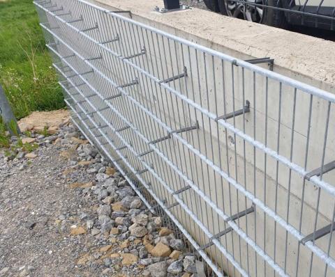 Beton falburkolás prémium gabion rendszer - rel 